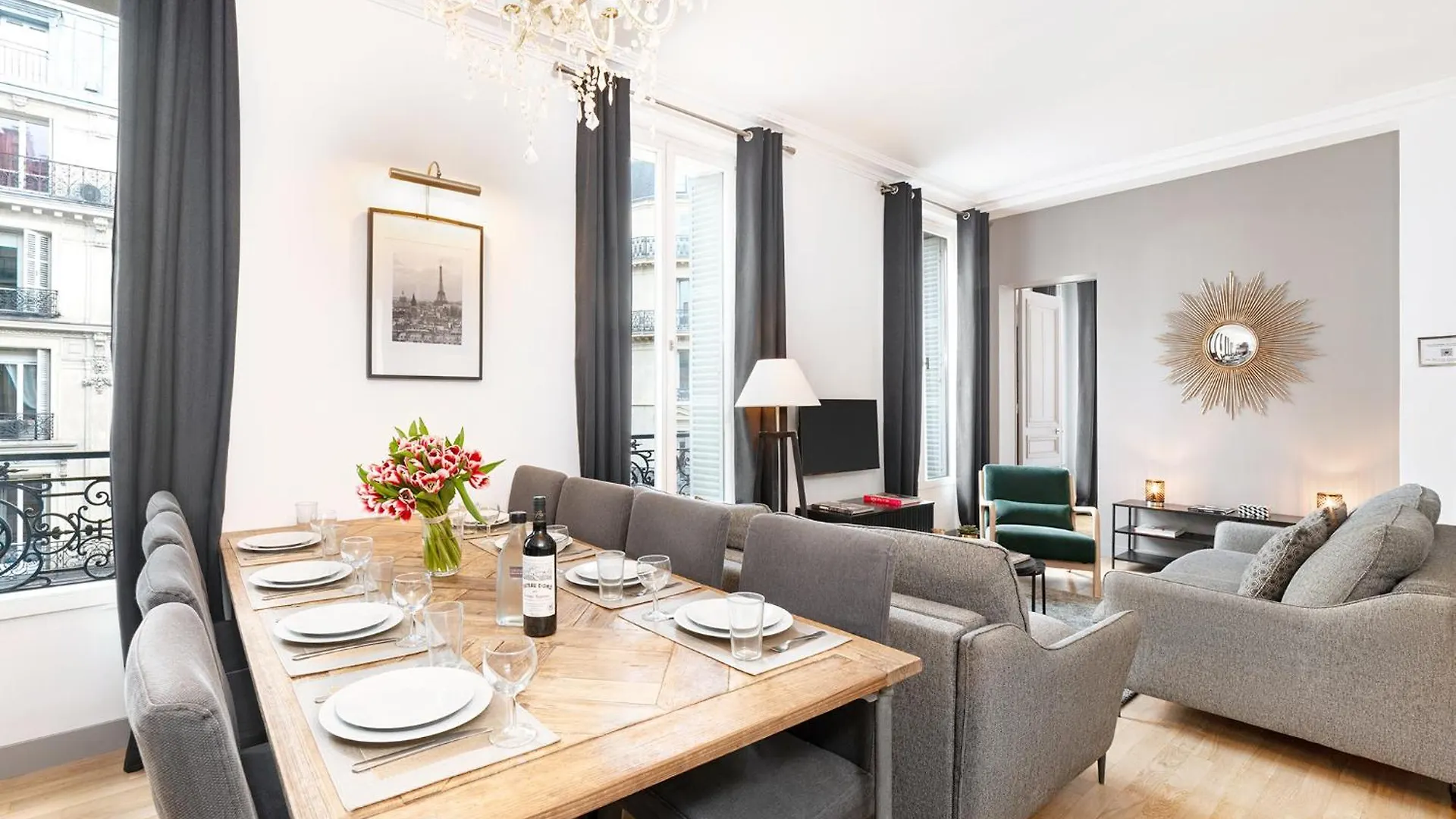 Livinparis - Luxury 3 Bedrooms Le Louvre I Daire